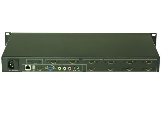 procesador video video del AV TV del regulador USB HDMI VGA de la pared de 5x2 LCD