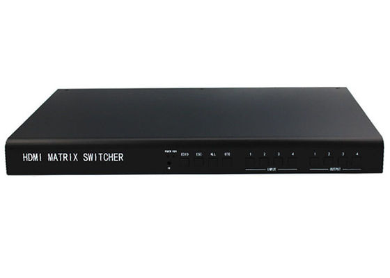 interruptor de la matriz de 4K 30Hz 20W 4x4 HDMI con color profundo de HDCP 3D
