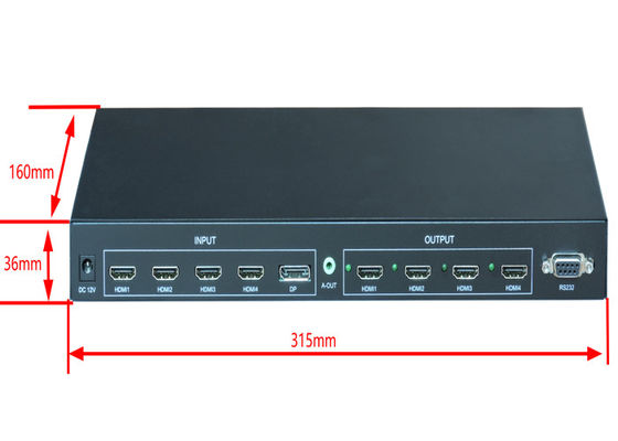 interruptor de la matriz de 4x4 HDMI