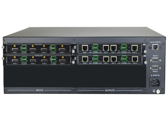 El interruptor video inconsútil 8 HDMI de la matriz de EDID 4K entró la salida de 8 HDBaseT