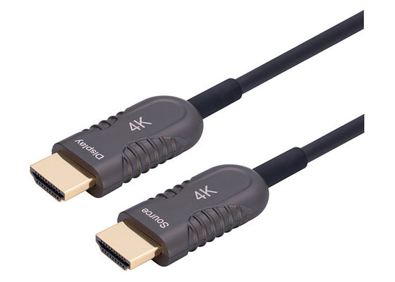 Tipo de cable de fribra óptica máximo de la longitud de encargo el 100m HDMI A para mecanografiar A