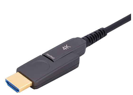 tipo A para mecanografiar a cable de fribra óptica de D 4K HDMI HDMI activo 2,0