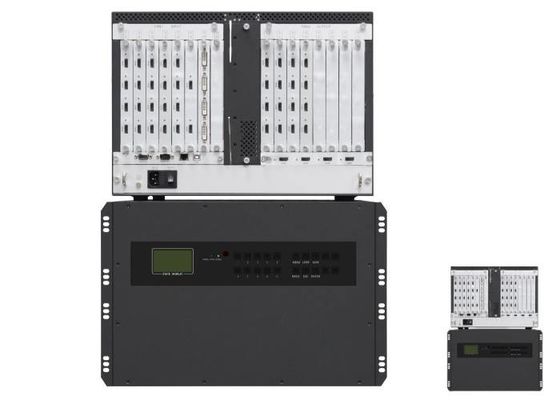 4K entró salida video modular del Ch HDMI del regulador 16 de la pared de la tarjeta 7U