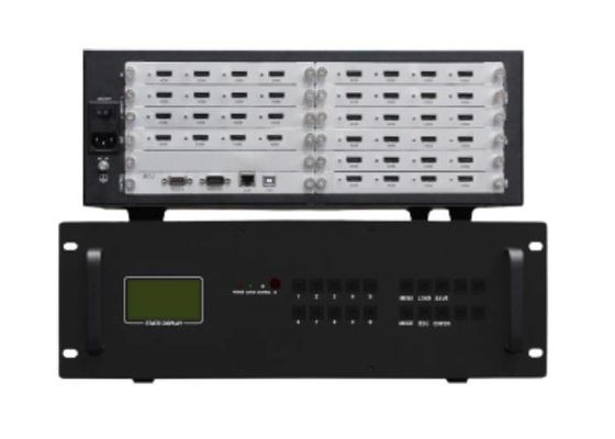 16 en 24 fuera de la cubierta modular de With 3.5U del regulador de la pared del vídeo de HDMI