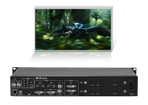 1HDMI 1 VGA 2 BNC entró el procesador de la pared de la salida LED de 2 DVI con la cubierta 1U