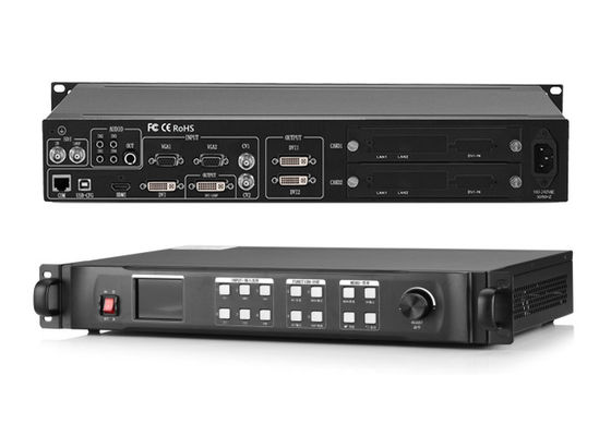 1HDMI 1 VGA 2 BNC entró el procesador de la pared de la salida LED de 2 DVI con la cubierta 1U