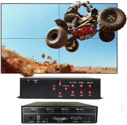 1 en 4 fuera del regulador video 2x2 de la pared de la pantalla multi del LCD TV con 8 modos de la pared