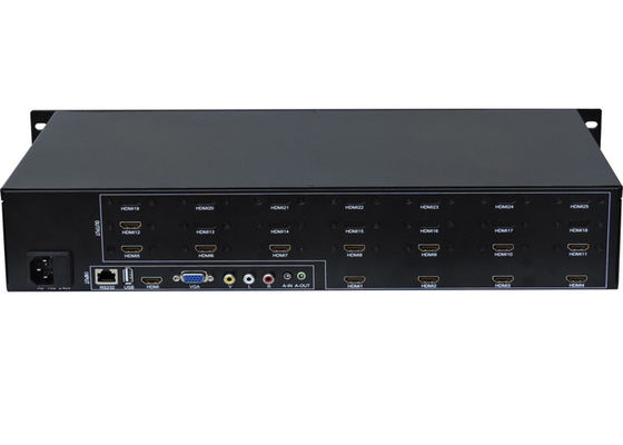 Control video de With RS232 del regulador de la matriz de la pared de Hdmi 2x2 3x4 2x6 2x5 LCD para empalmar de 12 TV