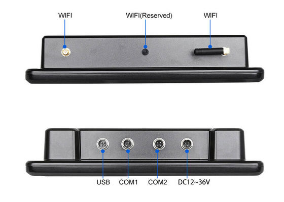 Terminal montado vehículo 1280x800 de 10,1 pulgadas con el OS de Android 7,1