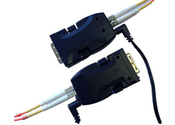 Mini ancho de banda del suplemento 1.65Gbps de la fibra óptica de DVI cable de la fibra de más de dos corazones
