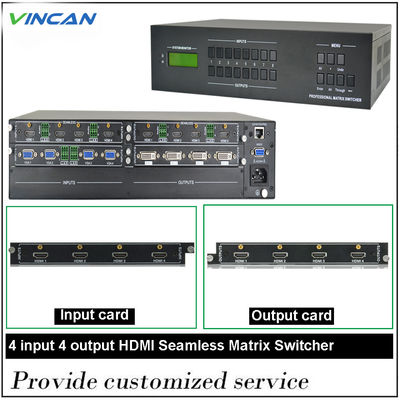 matriz audia/video 4x4 8x8 4x2 de Hdbaset del interruptor de la matriz de 4K Hdmi