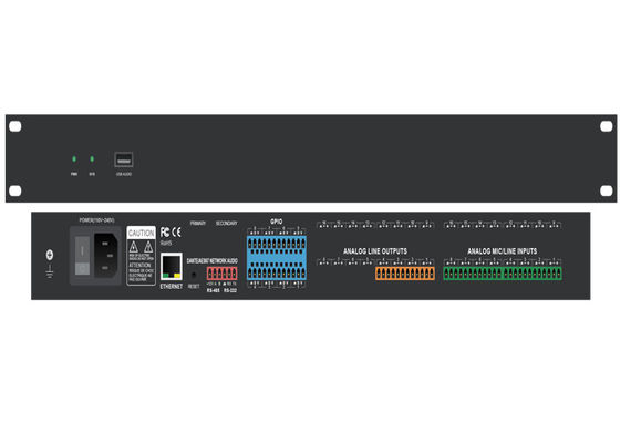 Control de audio Dante de 12 canales