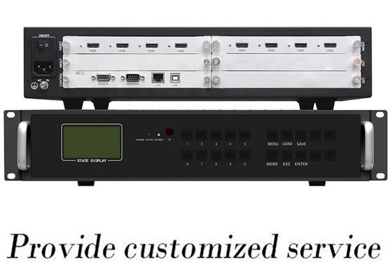 Regulador video 4x4 HDMI, regulador de la pared 100VAC de la pared de la matriz 3x3 TV