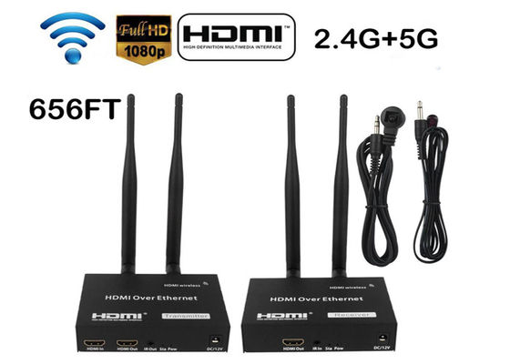 TV transmisor inalámbrico y receptor 1080P de los 660ft/de los 200m HDMI con el telecontrol del IR