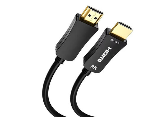Cable de fibra óptica HDMI de ultra alta velocidad con soporte 4K, 3D y HDR para configuraciones de cables ópticos HDMI activos