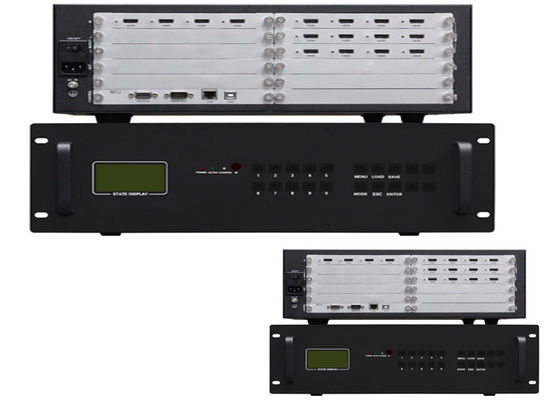Control de pared de vídeo HDMI de 16 canales 12 en 4 fuera procesador de pared de vídeo LCD LED