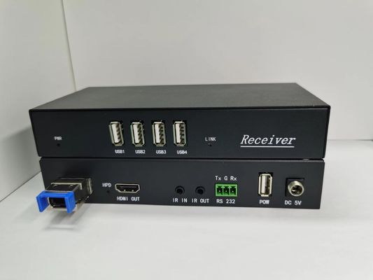 4K 60Hz MPO HDMI cable óptico con entrada/salida IR 18Gbps velocidad de datos negro