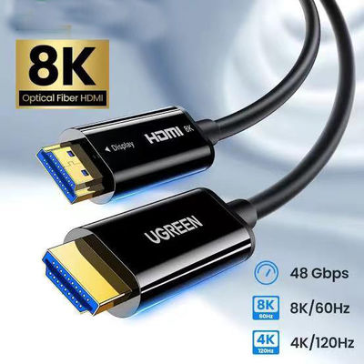 Resolución 4K 60Hz HDMI 2.1 Cables de fibra con soporte HDR de larga distancia