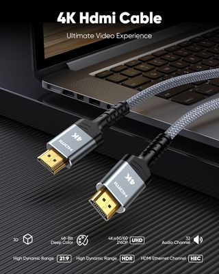 Cable óptico de fibra óptica HDMI de 4K 60Hz - Transmisión HDMI a larga distancia