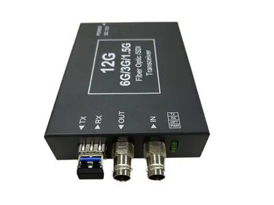 Extensor de vídeo óptico 12G SDI. Una señal de alta calidad 1080p a través de fibra óptica.