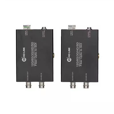 Extensor óptico 12G SDI para señales de larga distancia 4K sin pérdida