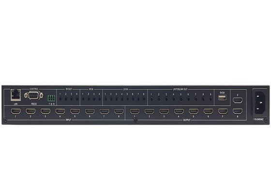6x6 8k 8 x 8 Hdmi Matrix Switcher Hdmi Matrix 18 Gbps Conectividad sin fisuras