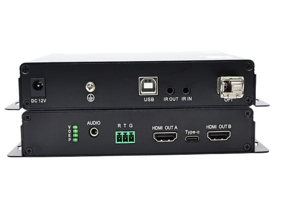 Extensor de fibra óptica 4K 60Hz HDMI hasta 20KM Transmisión sin pérdidas Transmisión de señal a larga distancia