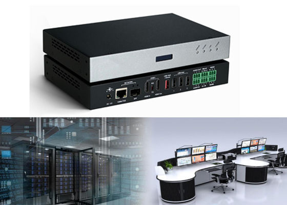 KVM-IP-1200 Extensor de doble cabeza Soporte para la extensión de pantalla doble, adecuado para transacciones financieras y control de dispositivos médicos