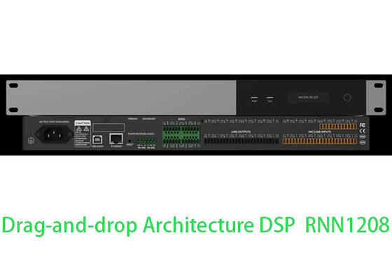 Procesador de audio DSP 12x8 Procesador de conferencia DSP Procesador DSP.