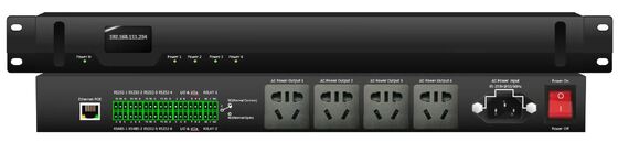 Controlador de automatización AV programable con gestión remota basada en web y control táctil