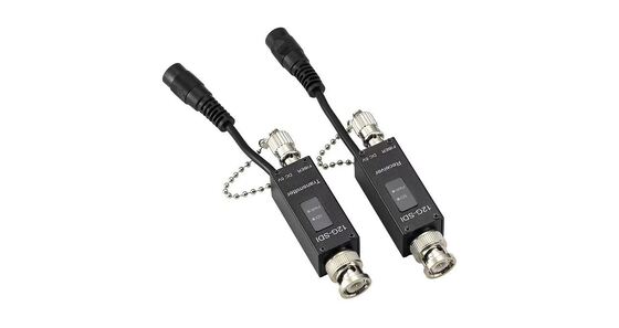 Extensor de fibra óptica 12G-SDI con distancia de transmisión de 10 km, velocidad de datos de 11,88 Gbps y carcasa metálica compacta