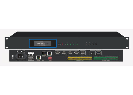 Centro de Procesamiento AV Serie VINCAN MDP con Conmutación HDMI 4K60, DSP de Audio y Conferencia USB