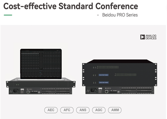 Procesador de audio DSP para conferencias VINCAN Beidou PRO con AEC, mezcla automática y audio USB para salas de reuniones