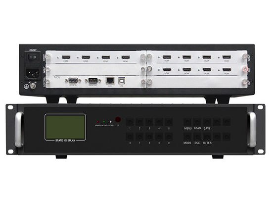 4 en 8 fuera del regulador video With Central Control de la pared de HDMI 4x2 2x4