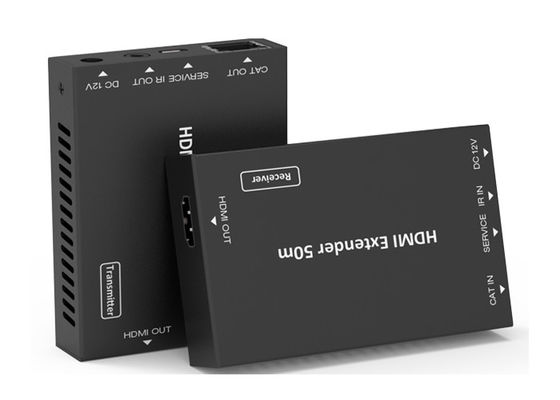 suplemento video de 18Gbps HD 50 metros de HDMI sobre CAT Metal Enclosure