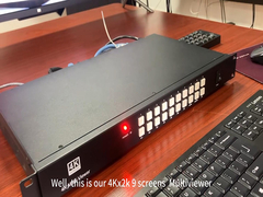 Visión múltiple profesional HDMI 9x1 con conmutación sin fisuras